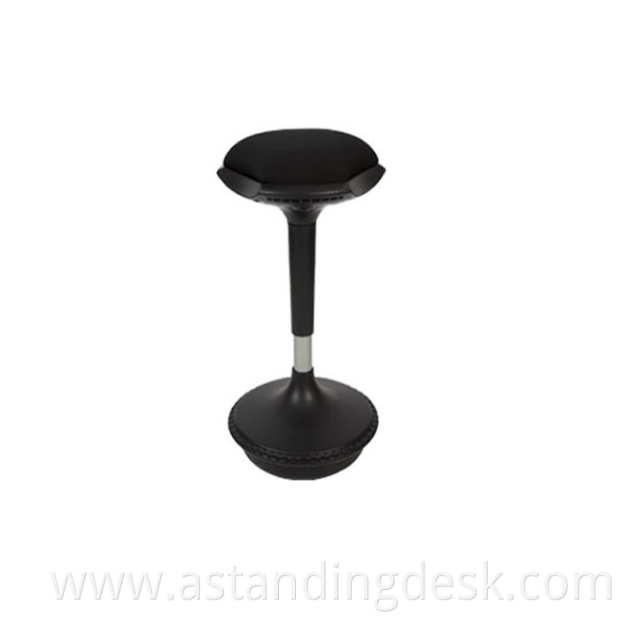 Factory Made Latest Modern Ergonomic Wobble stool adjustable footrest bar stool, height adjustable stool